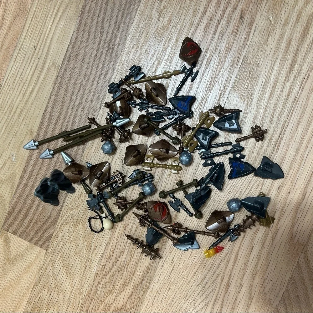 Mega Bloks Dragons Krystal Wars HUGE Lot Bundle Knights Figures Orcs Weapons